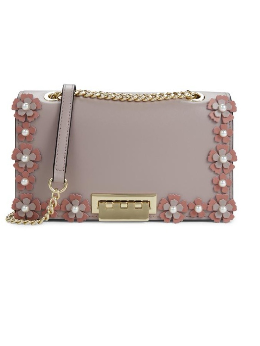 ZAC POSEN
Women's Mini Earthette Leather Shoulder Bag In Khaki